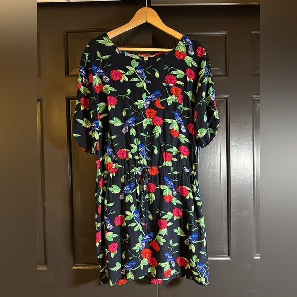 Banana Republic Dress Hawaiian /Flowers size M (b4 - Picture 1 of 7